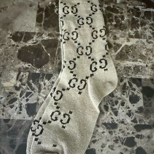 Fashion Beige Patterned Sock